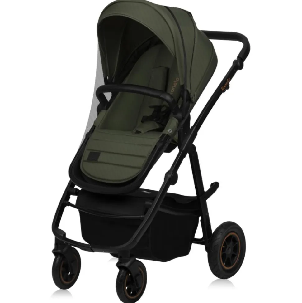 Poussette duo amber + nacelle green forest