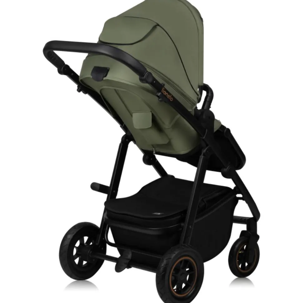Poussette duo amber + nacelle green forest