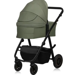 Poussette duo amber + nacelle green forest