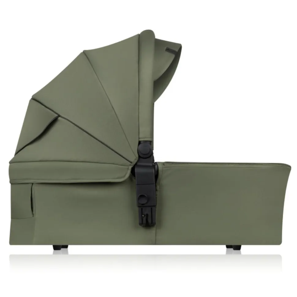 Poussette duo amber + nacelle green forest
