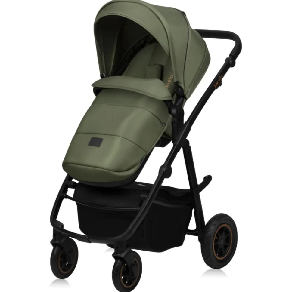 Poussette duo amber + nacelle green forest