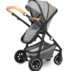 Poussette duo amber + nacelle grey stone