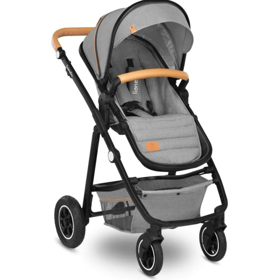 Poussette duo amber + nacelle grey stone