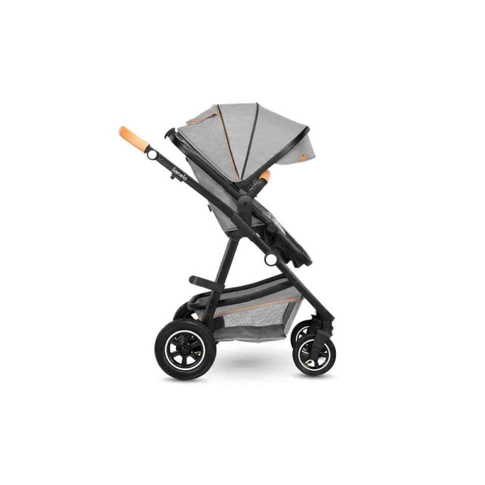 Poussette duo amber + nacelle grey stone