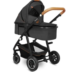 Poussette duo amber + nacelle grey graphite