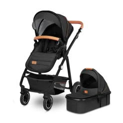Poussette duo amber + nacelle grey graphite