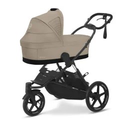 Poussette duo avi spin almond beige + nacelle cot s