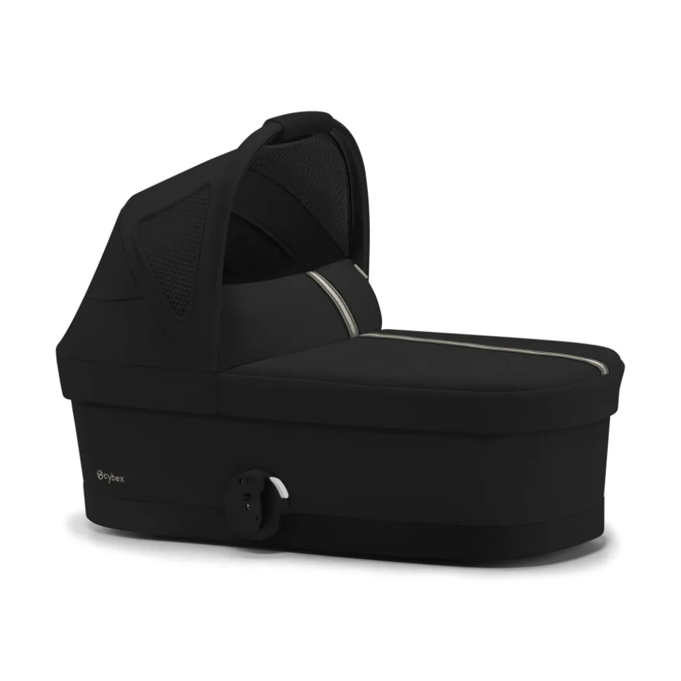 Poussette duo avi spin moon black + nacelle cot s