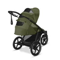 Poussette duo avi spin moss green + siège auto cloud t i-size
