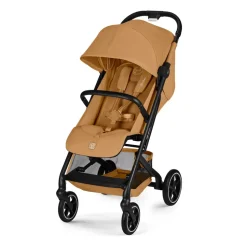 Poussette duo beezy 4 compacte cinnamon yellow avec siège auto cloud g i-size