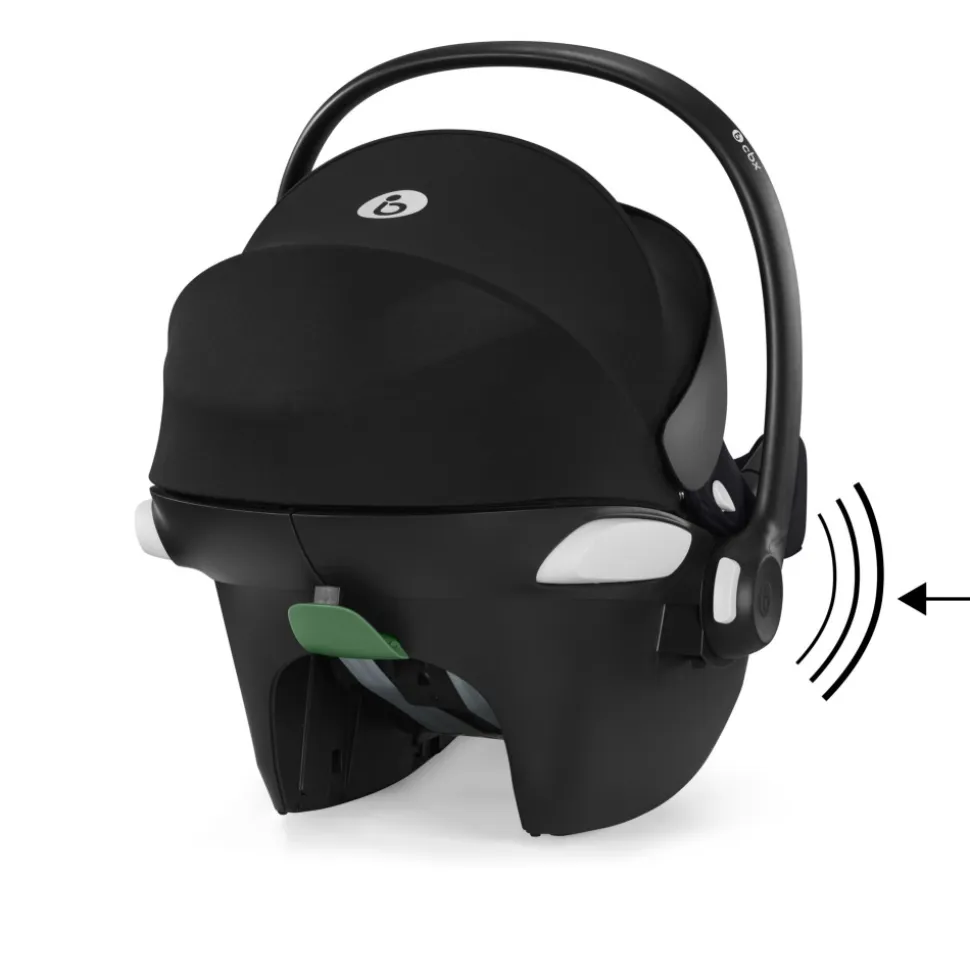 Poussette duo beezy 4 compacte cinnamon yellow avec siège auto aton b2 i-size