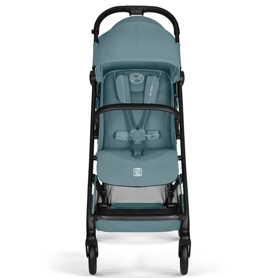 Poussette duo beezy 4 compacte stormy blue avec siège auto cloud t i-size