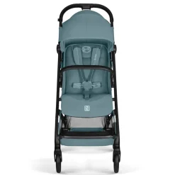 Poussette duo beezy 4 compacte stormy blue avec siège auto aton b2 i-size