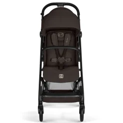Poussette duo beezy 4 compacte chocolate brown avec siège auto cloud t i-size