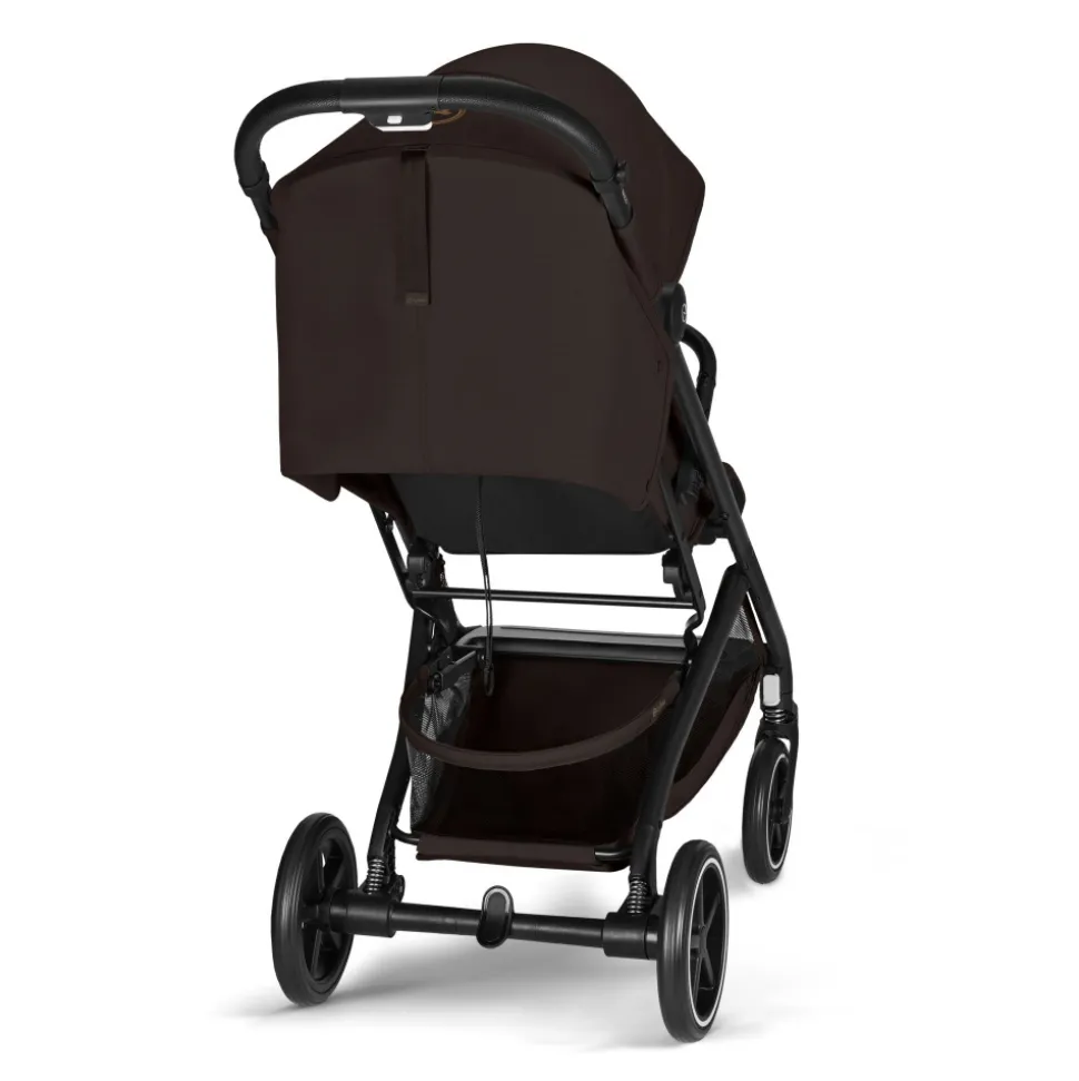 Poussette duo beezy 4 compacte chocolate brown avec siège auto cloud g i-size
