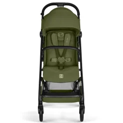Poussette duo beezy 4 compacte moss green avec siège auto aton b2 i-size