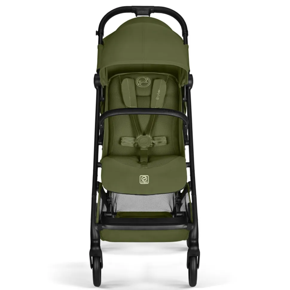 Poussette duo beezy 4 compacte moss green avec siège auto aton b2 i-size