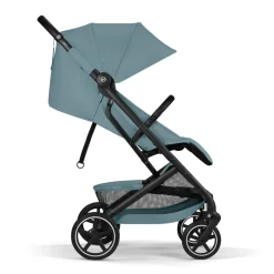 Poussette duo beezy 4 compacte stormy blue avec siège auto cloud g i-size