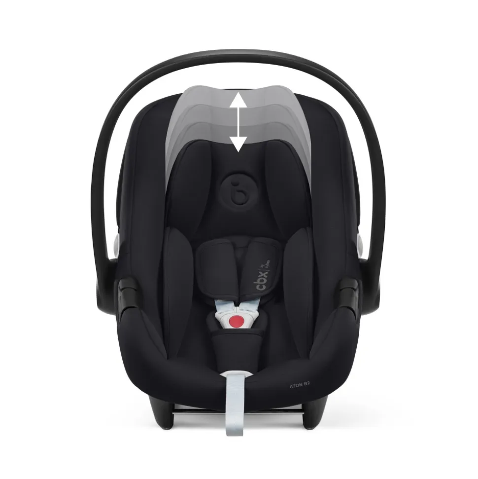 Poussette duo beezy 4 compacte dune grey avec siège auto aton b2 i-size