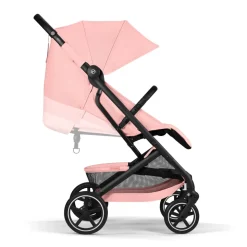 Poussette duo beezy 4 compacte candy pink avec siège auto cloud t i-size