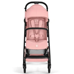 Poussette duo beezy 4 compacte candy pink avec siège auto cloud t i-size
