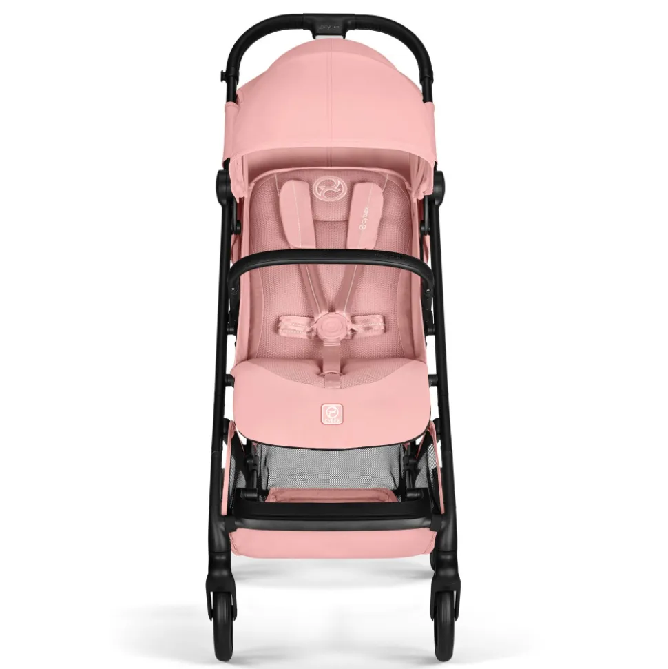 Poussette duo beezy 4 compacte candy pink avec siège auto cloud t i-size