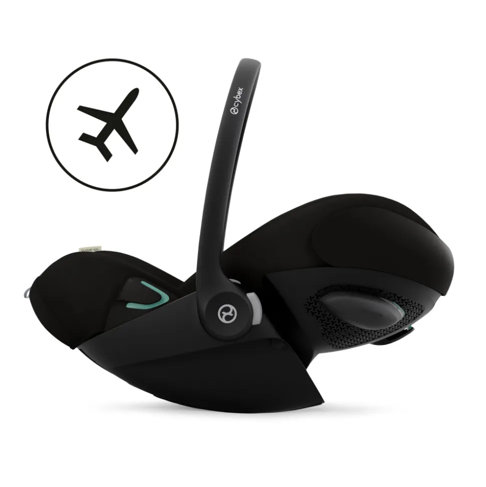 Poussette duo beezy 4 compacte magic black avec siège auto cloud g3 i-size tissu plus