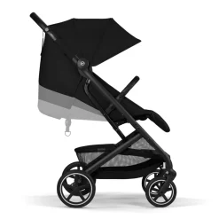 Poussette duo beezy 4 compacte magic black avec siège auto cloud g3 i-size tissu plus