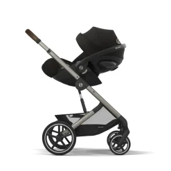 Poussette duo beezy 4 compacte magic black avec siège auto cloud g3 i-size tissu plus