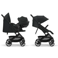 Poussette duo beezy 3 magic black + aton b2 i-size