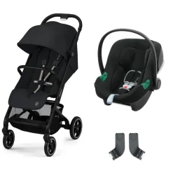 Poussette duo beezy 3 magic black + aton b2 i-size