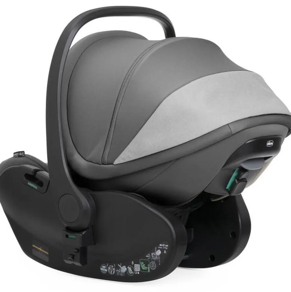 Poussette duo bellagio 2 + siège auto first seat recline i-size lunar rock