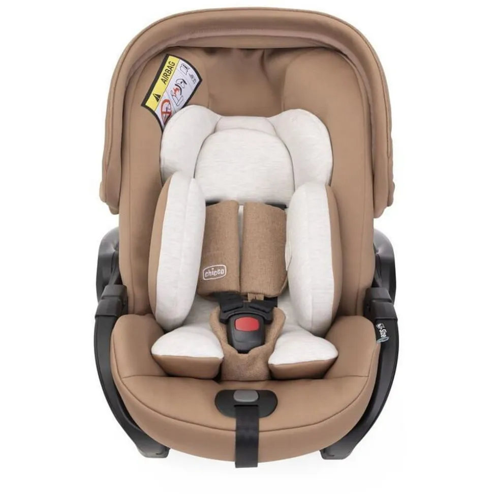 Poussette duo bellagio 2 + siège auto first seat recline i-size caramel