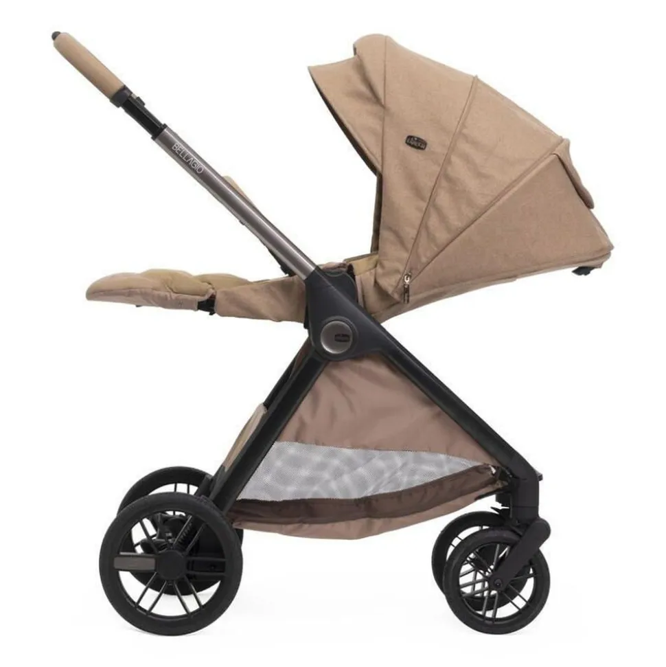 Poussette duo bellagio 2 + siège auto first seat recline i-size caramel