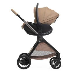 Poussette duo bellagio 2 + siège auto first seat recline i-size caramel