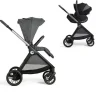 Poussette duo bellagio 2 + siège auto first seat recline i-size black satin