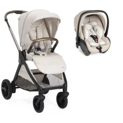 Poussette duo bellagio 2 + siège auto first seat recline i-size amber glow