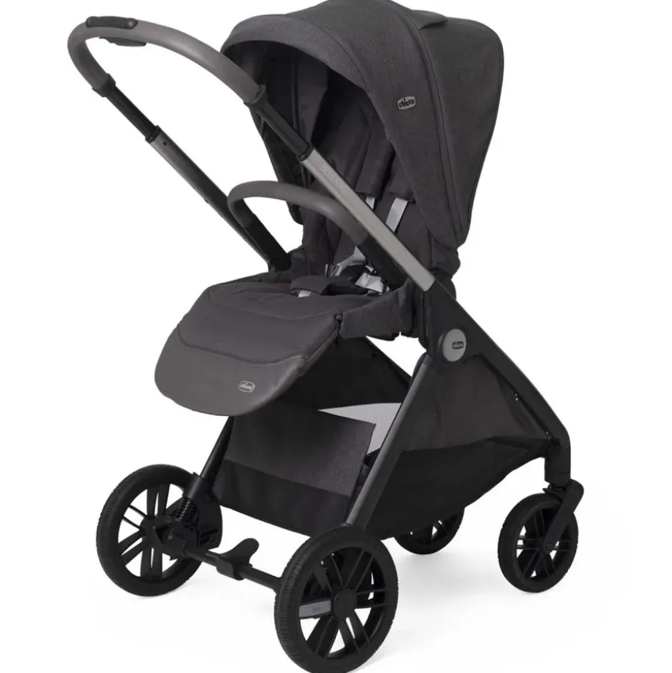 Poussette duo belllagio 2 black satin + siège auto kory essential