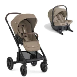Poussette duo chrome 2 cashew + siège auto sprint sandstone