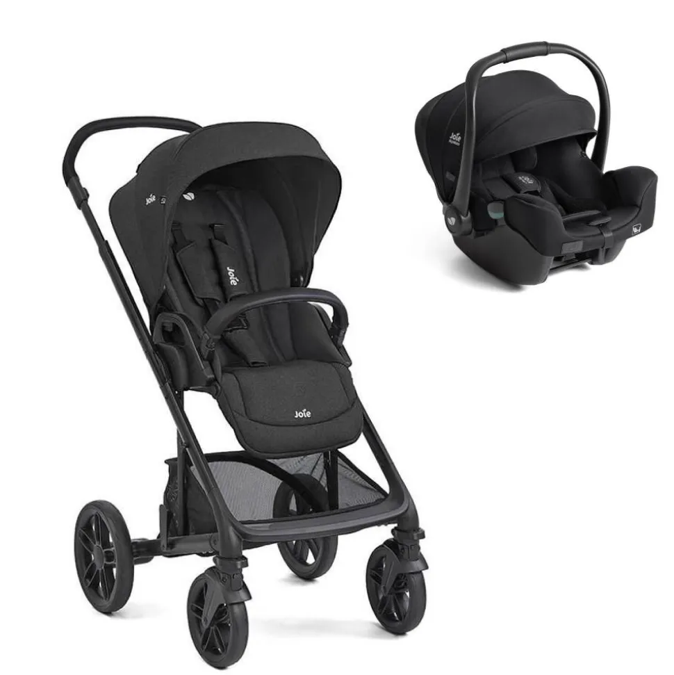 Poussette duo chrome 2 raven + siège auto i-starter eclipse