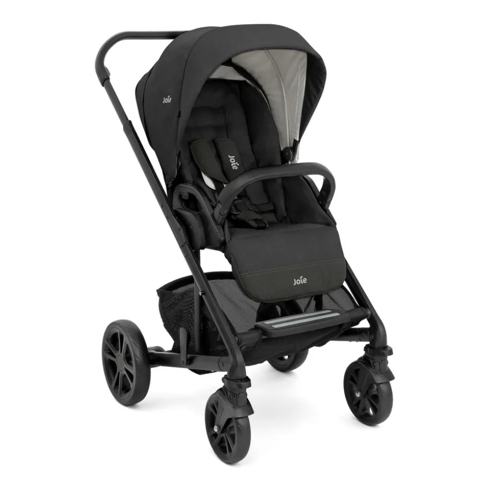 Poussette duo chrome + siège auto i-snug 2 shale noir