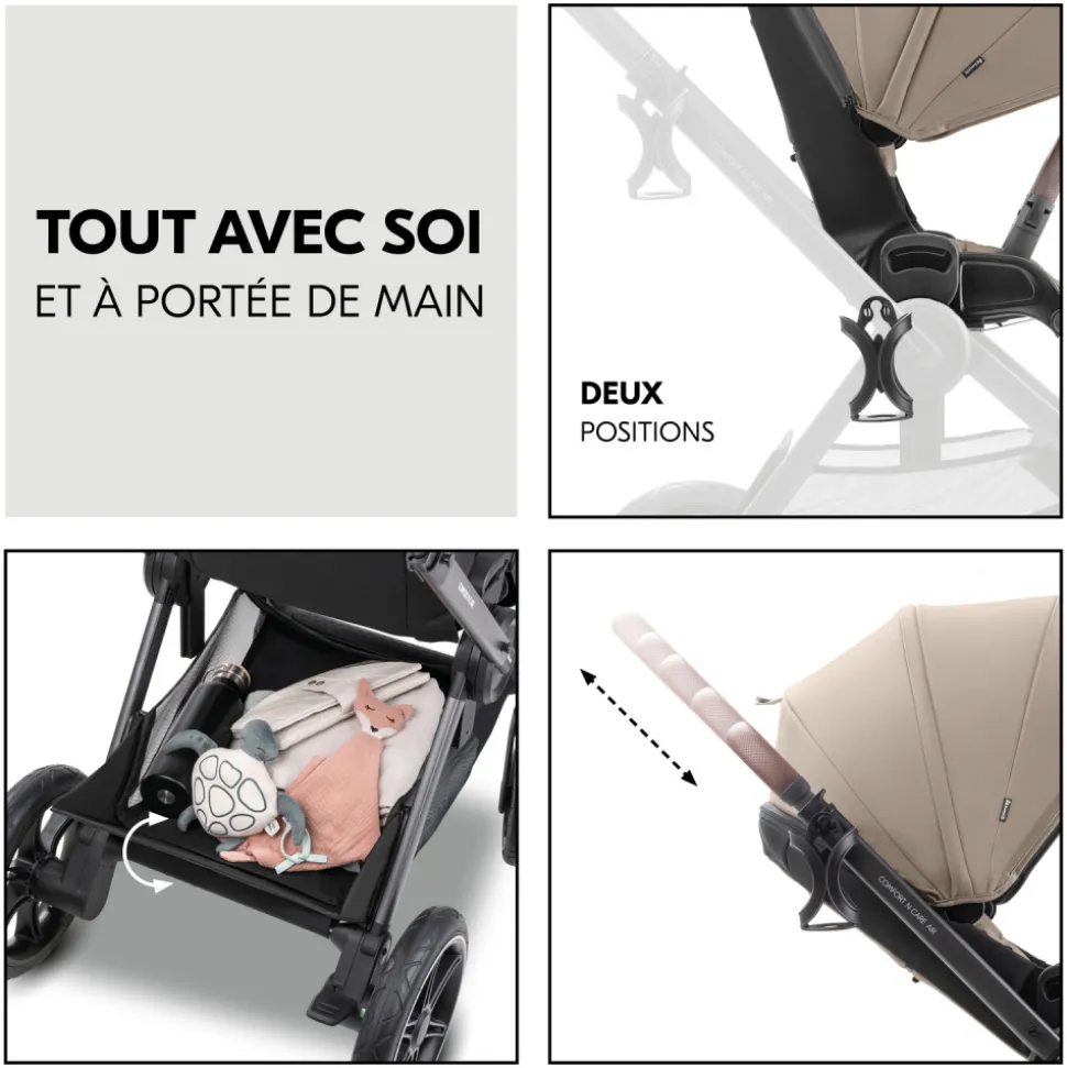 Poussette duo comfort n care air set mocha
