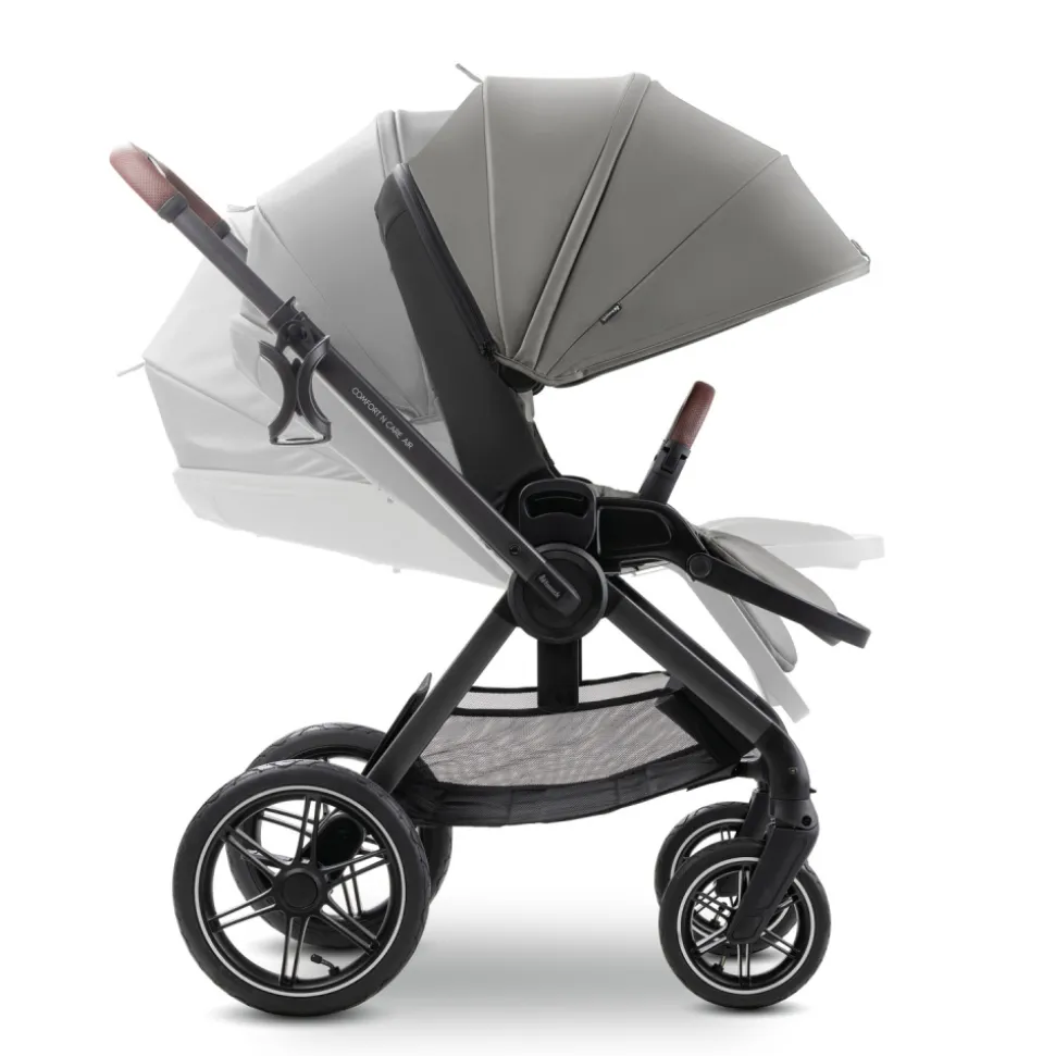 Poussette duo comfort n care air set dark grey