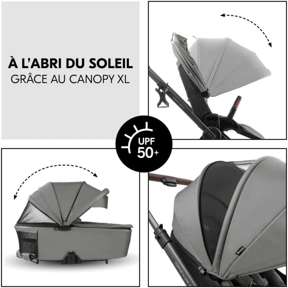 Poussette duo comfort n care air set dark grey