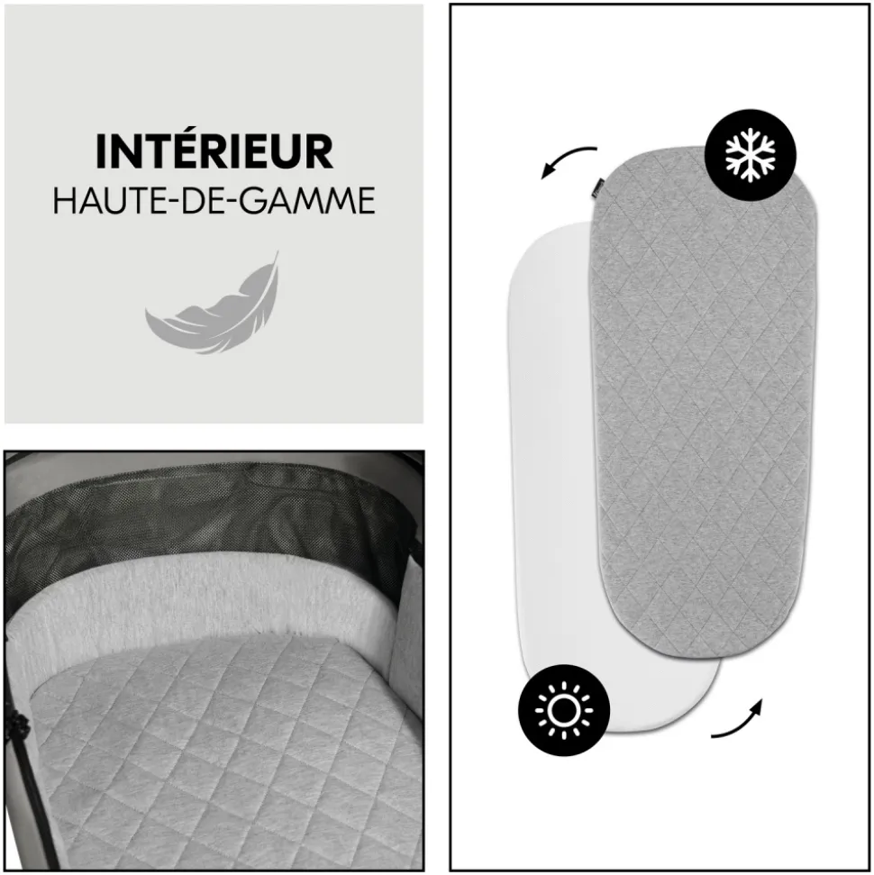 Poussette duo comfort n care air set dark grey