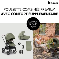 Poussette duo comfort n care set olive