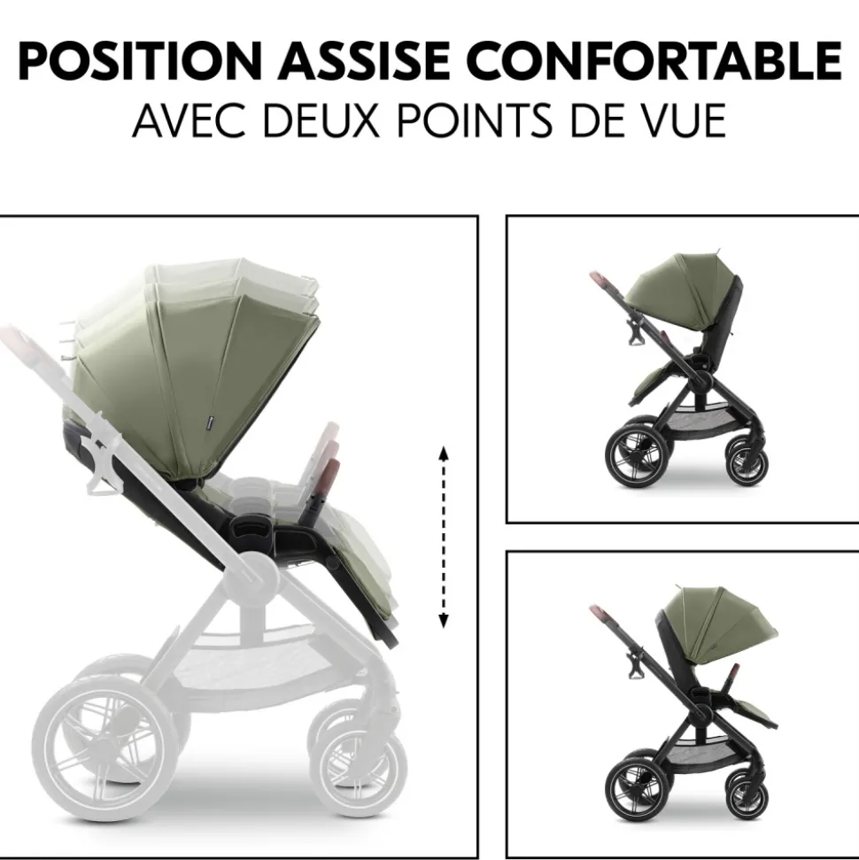 Poussette duo comfort n care set olive