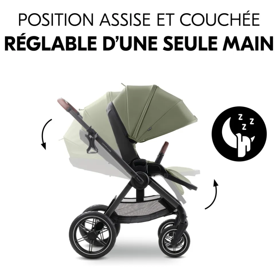 Poussette duo comfort n care set olive