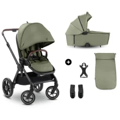 Poussette duo comfort n care set olive