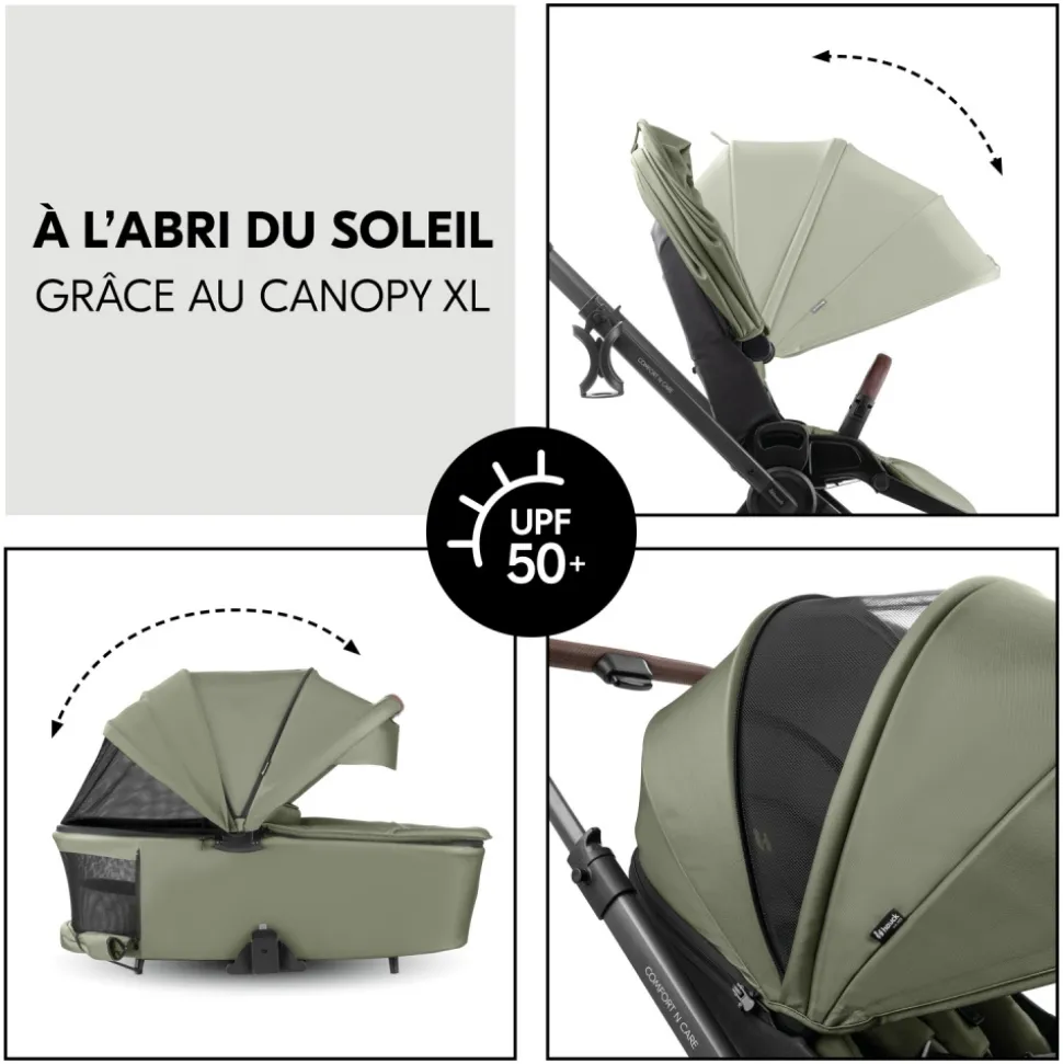 Poussette duo comfort n care set olive